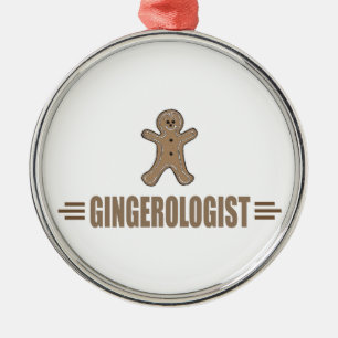 Funny Gingerbrood House Metalen Ornament