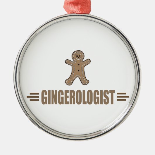 Funny Gingerbrood House Metalen Ornament (Voorkant)