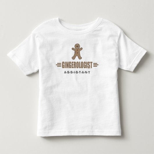 Funny Gingerbrood Kinder Shirts (Voorkant)