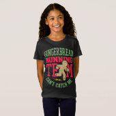 Funny Gingerbrood met kerstmis T-shirt (Voorkant volledig)