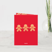 Funny Gingerbrood voor kerstfeest (Achterkant)