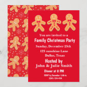 Funny Gingerbrood voor kerstfeest Kaart (Voorkant / Achterkant)