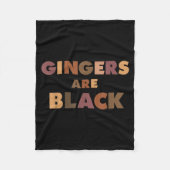 Funny Gingers Are Black Meme, Ginger Blacks Redhea Fleece Deken (Voorkant)