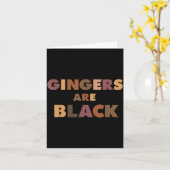Funny Gingers Are Black Meme, Ginger Blacks Redhea Kaart (Gele Bloem)