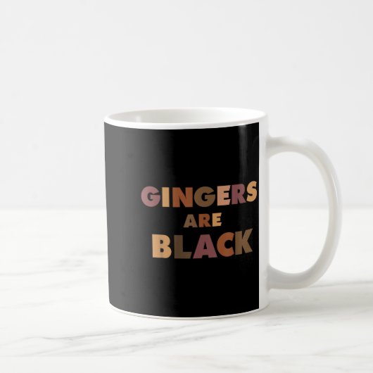 Funny Gingers Are Black Meme, Ginger Blacks Redhea Koffiemok (Rechts)