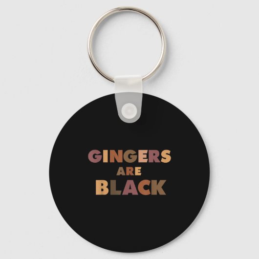 Funny Gingers Are Black Meme, Ginger Blacks Redhea Sleutelhanger (Voorkant)