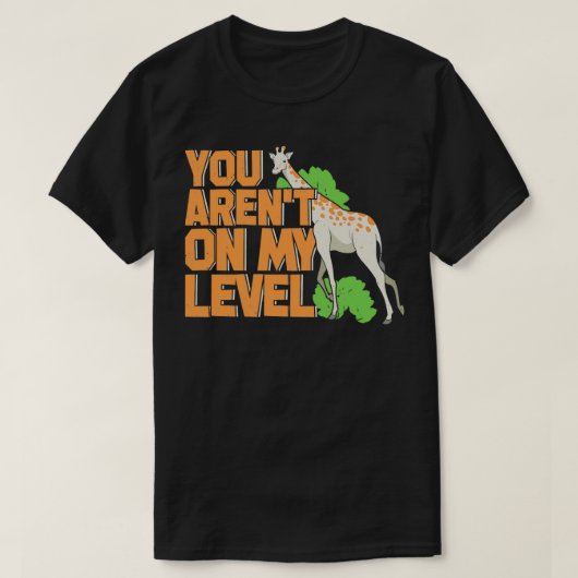 Funny Giraffe Animal Keeper Gift T-shirt (Design voorkant)