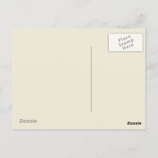 Funny Giraffe Briefkaart (Achterkant)