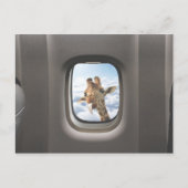 Funny Giraffe Briefkaart (Voorkant)