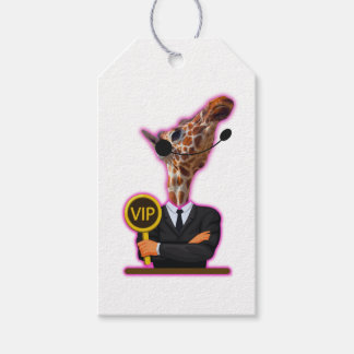 Funny Giraffe Cadeaulabel