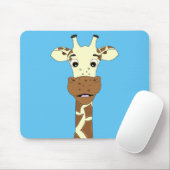 Funny giraffe cartoon kinder muismat (Met muis)
