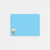 Funny giraffe cartoon kinder post-it® notes (Voorkant)