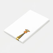 Funny Giraffe Cartoon Post-it® Notes (Schuin)