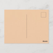 Funny Giraffe die een frambozen geeft, Briefkaart (Achterkant)