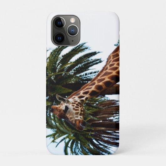 Funny Giraffe die een frambozen geeft, Case-Mate iPhone Case (Achterkant)