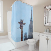 Funny Giraffe Douchegordijn (In situ)