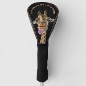 Funny Giraffe Golf Head Cover (Voorkant)