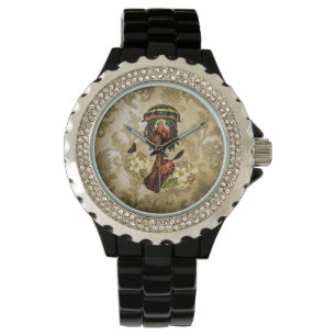 Funny giraffe, ik ben een hippie yippee horloge