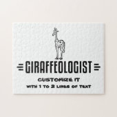 Funny Giraffe Legpuzzel (Horizontaal)