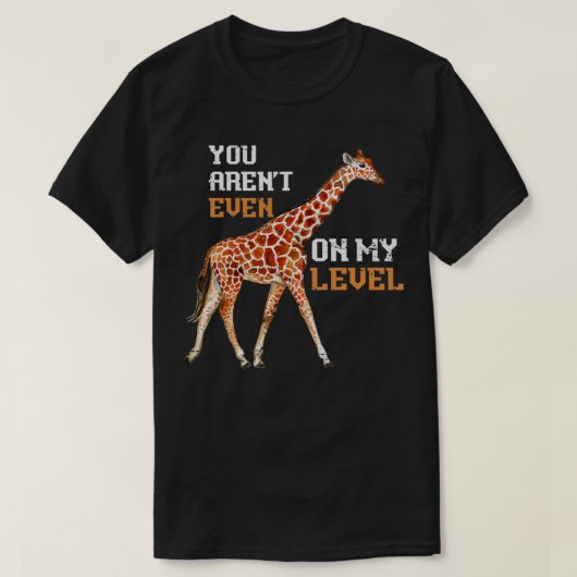 Funny Giraffe Lover Gift Giraffe 1 T-shirt (Design voorkant)
