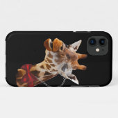Funny Giraffe met Bowtie en Monocle Case-Mate iPhone Case (Achterkant (horizontaal))