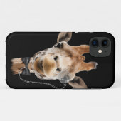 Funny Giraffe met Bowtie en Monocle Case-Mate iPhone Case (Achterkant (horizontaal))