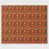 Funny Giraffe met coole tekst Hakuna Matata Cadeaupapier (Vlak)