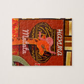 Funny Giraffe met coole tekst Hakuna Matata Legpuzzel (Horizontaal)