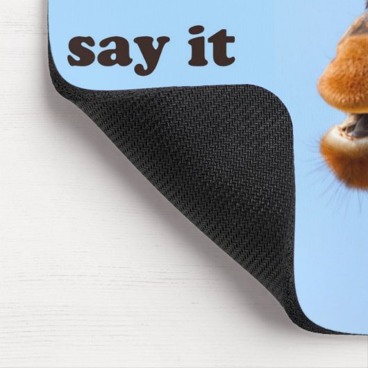 Funny Giraffe Mousepad Muismat (Hoek)