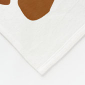 Funny Giraffe Pattern Lazy Halloween Costume  Fleece Deken (Hoek)