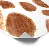 Funny Giraffe Poster (Hoek)