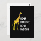 Funny Giraffe Pun Briefkaart (Voorkant / Achterkant)