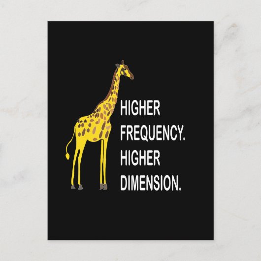 Funny Giraffe Pun Briefkaart (Voorkant)