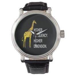 Funny Giraffe Pun Horloge
