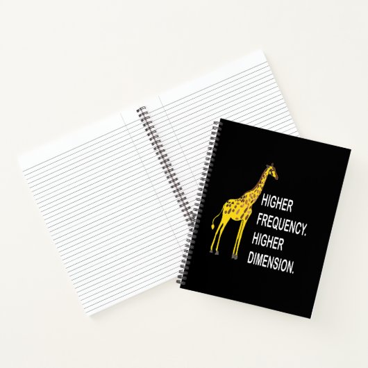 Funny Giraffe Pun Notitieboek (Binnen)