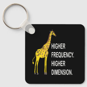 Funny Giraffe Pun Sleutelhanger