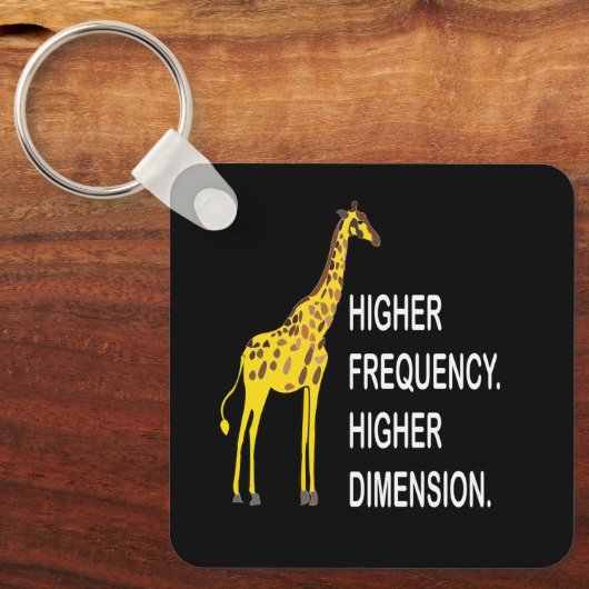 Funny Giraffe Pun Sleutelhanger (Voorkant)