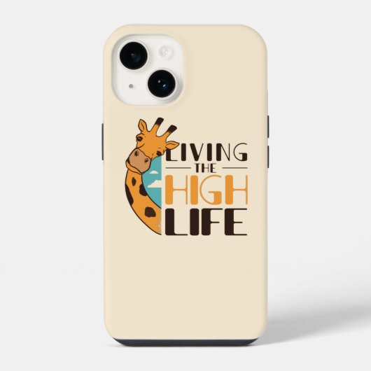 Funny Giraffe Quote iPhone Hoesje (Achterkant)