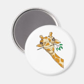 Funny Giraffe Safari Zoo Animal Love Giraffes Magneet (Voorkant / Achterkant)