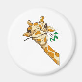 Funny Giraffe Safari Zoo Animal Love Giraffes Magneet (Voorkant)