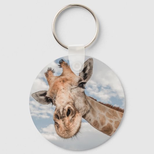 Funny Giraffe Sleutelhanger (Voorkant)