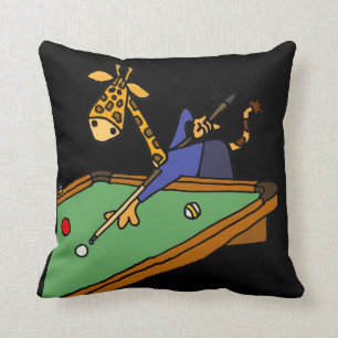 Funny Giraffe Spellingspool Cartoon Kussen