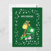Funny Giraffe St. Patrick's Day Briefkaarten (Voorkant / Achterkant)