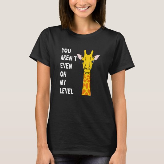 Funny Giraffe T-shirt (Voorkant)