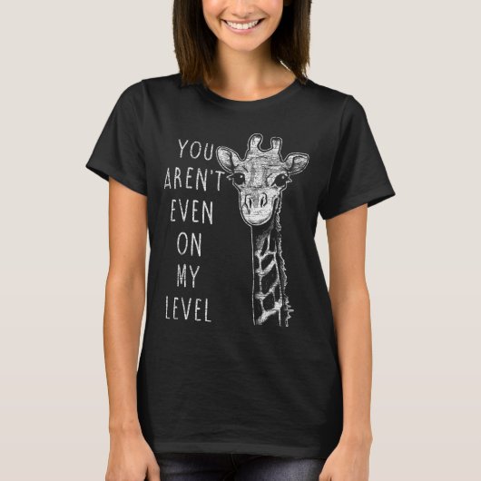 Funny Giraffe T-shirt (Voorkant)