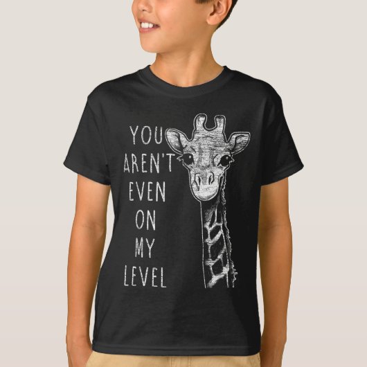 Funny Giraffe  T-shirt (Voorkant)