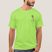 Funny Giraffe T-shirt - aangepaste tekst (Voorkant)