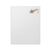 Funny Giraffe Tongue Out and Playful Wink - Smile Notitieblok (Linkerzijde)