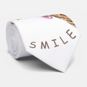 Funny Giraffe Tongue Out and Playful Wink - Smile  Stropdas (Opgerold)