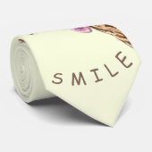 Funny Giraffe Tongue Out en Playful Wink - Hallo Stropdas (Opgerold)